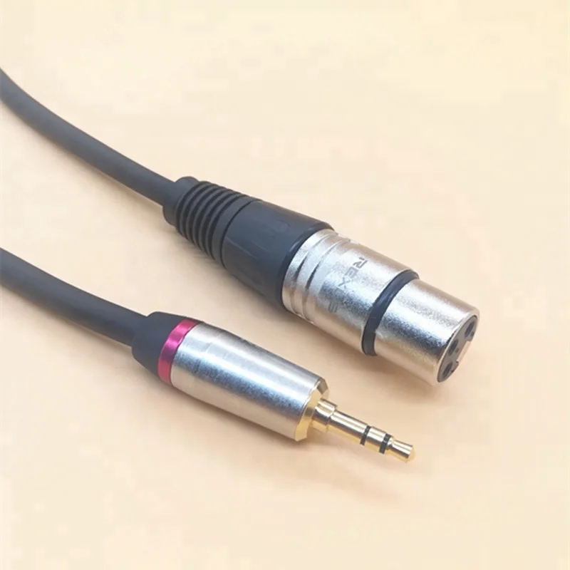3 Pin Audio Path Cable Balanced 3.5mm mini jack to XLR Female Cable 5M