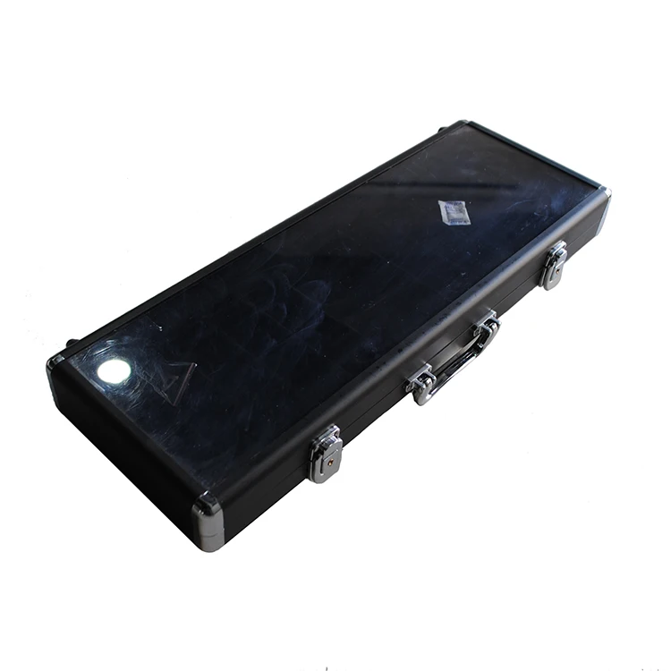 
Factory top grade acrylic aluminum 500 poker chip case for gaming set 