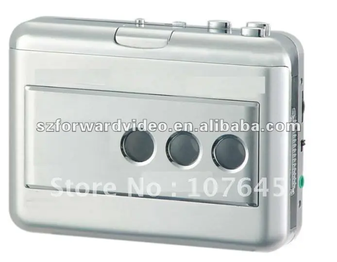 
Портативный плеер-кассета ezcap218B с аудиовходом для MP3/WAV/CD USB-магнитофона 