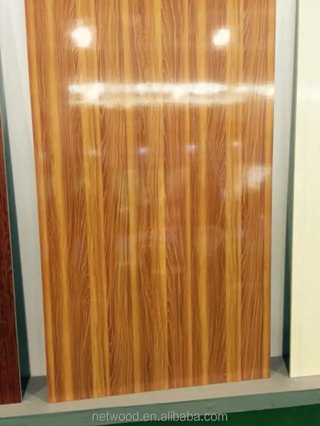 
glossy finishing ,matt finishing wood grain melamine commercial plywood for furniture 