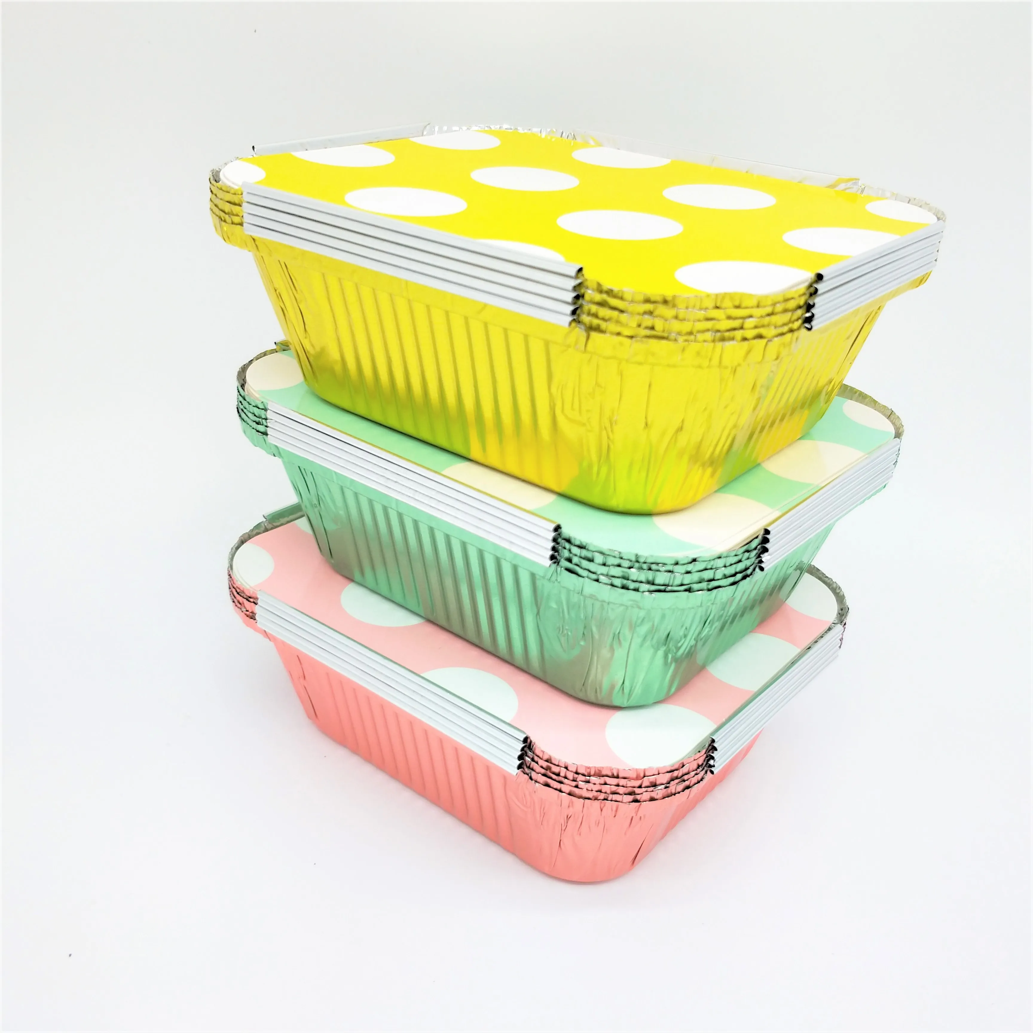 HAOYUAN airline aluminium foil container and lid for food packing or kitchen use