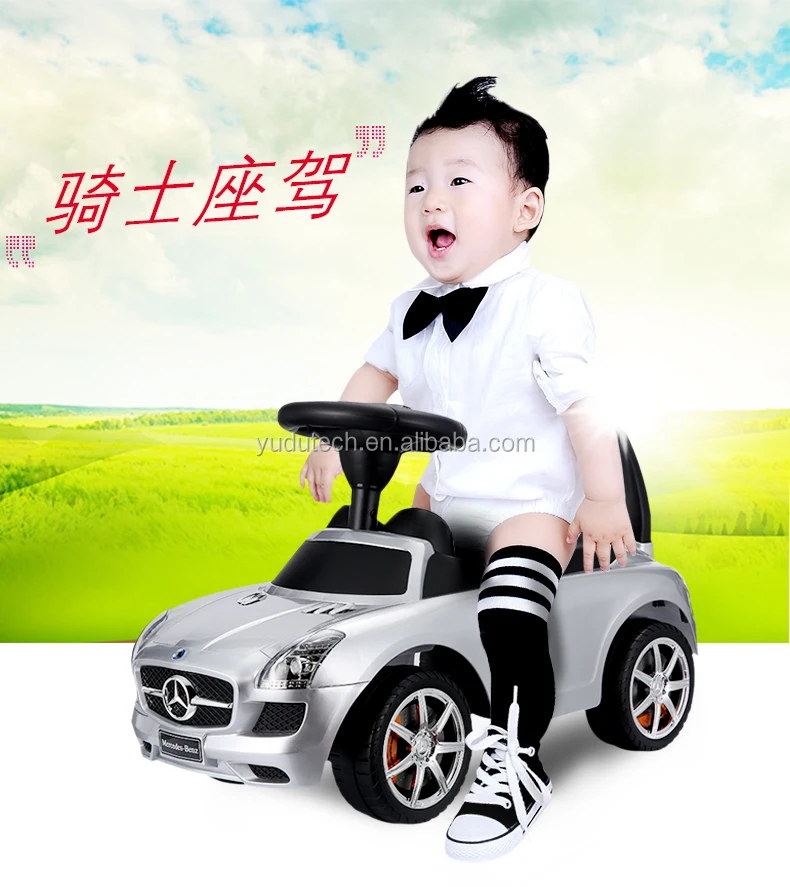 Licensed Mercedes-Benz car kids ride on car toys pushing ride on toy and baby Walker and Foot to floor baby ride on car