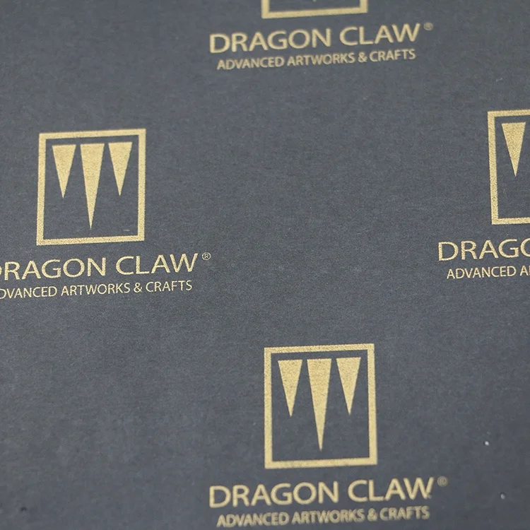 
17gsm Black Custom Printed Tissue Wrapping paper 