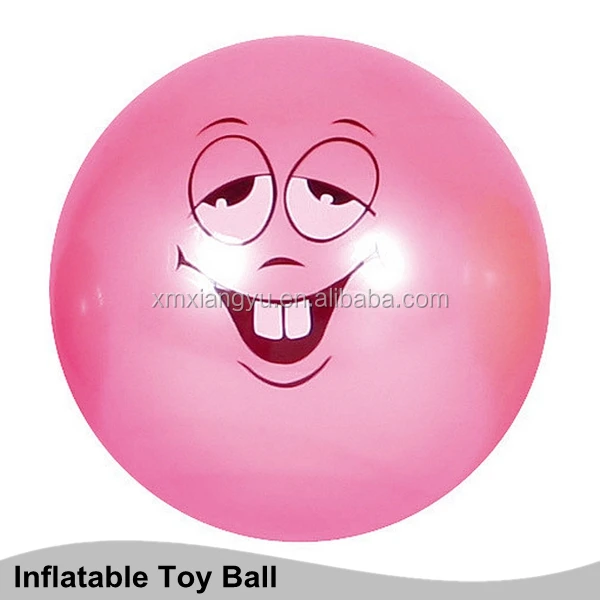 
custom size not-toxic inflatable pvc ball with decal logo 