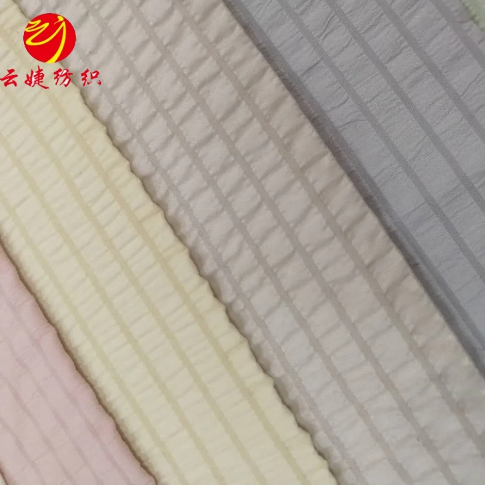 
Cheap Price 100%Polyester Seersucker Fabric Wholesale for Bed Linen 