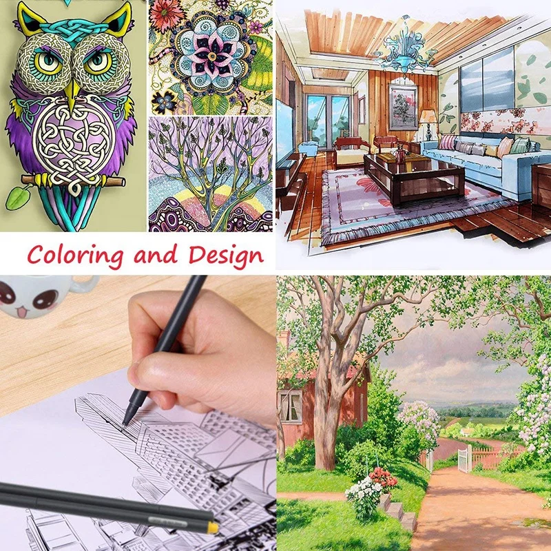 
Fine Line Point Sketch Writing Drawing Markers Fineliner Color Pen 