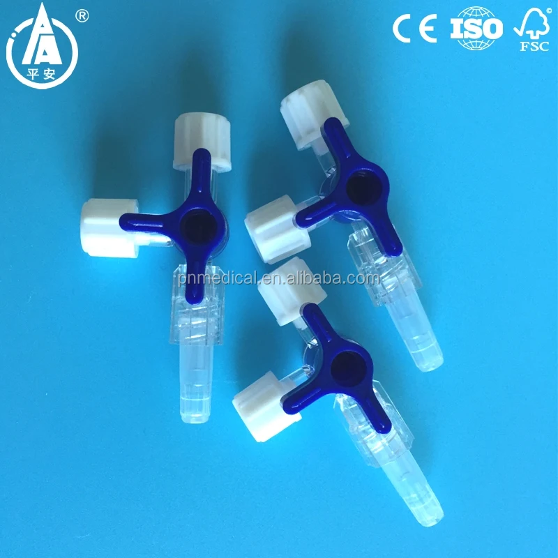 High quality plastic three 3 way stopcock with luer lock