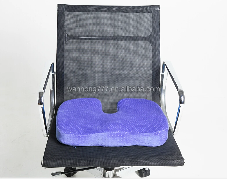 Cushion 012 100% Polyurethane Visco Elastic Memory Foam Coccyx Seat Cushion