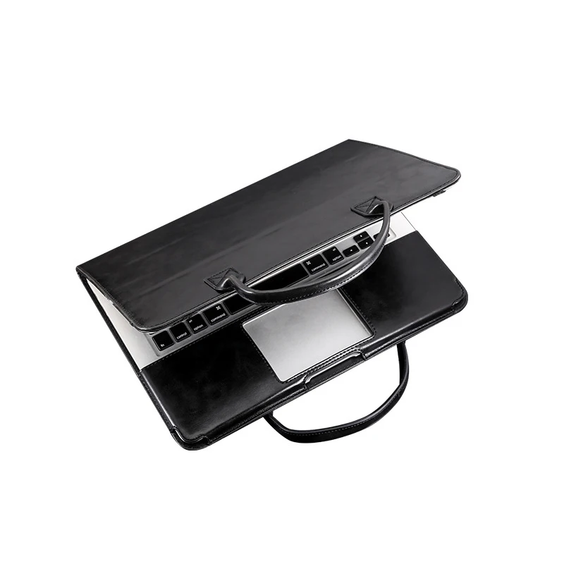 Amazon Bestseller PU Leather Case For MacBook Pro Portable Bags For laptop bag