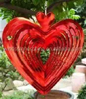 
Whole sale wind spinner-- heart 