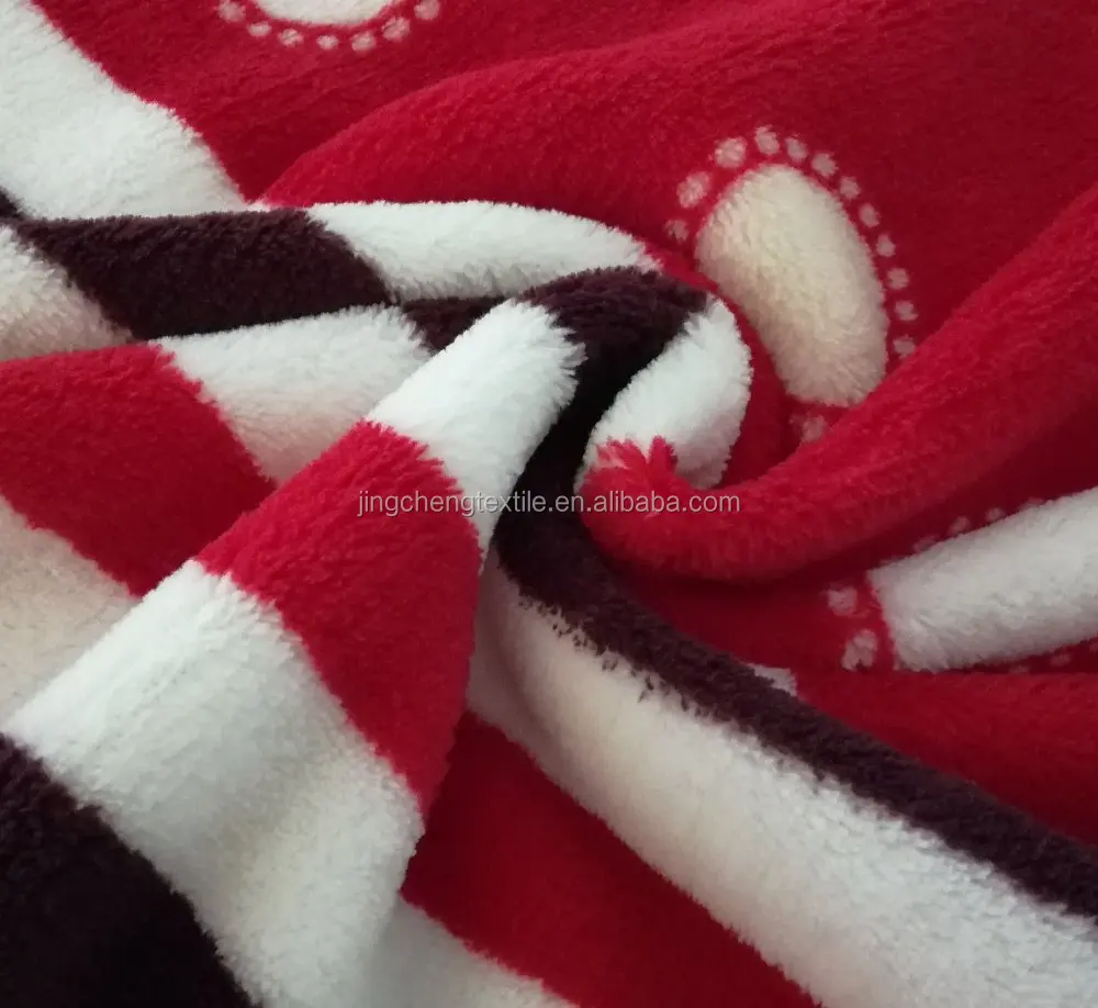 teddy velvet long hair flannel star moon flannel fleece fabric for blanket bedsheet printed flannel manufacturer blanket solid