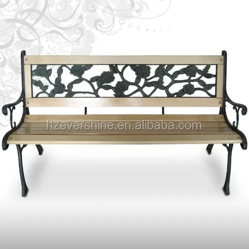 New Outdoor Contemporary Furniture Garden Wooden Park Bench