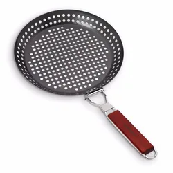 BBq pan  grill basket  grill topper barbecue wok pan produce in china