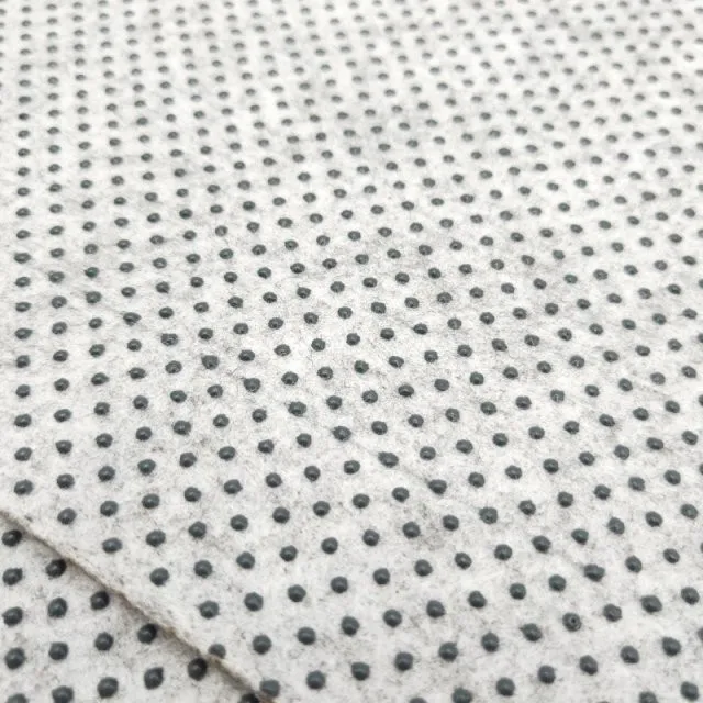 
Custom Non-Slip Felt Underlayment Fabric PVC Dots Coated anti slip Felt Fabric 