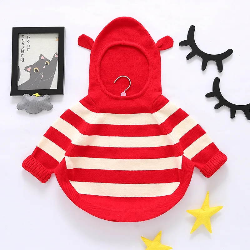 Baby Clothes Factory Wholesale 2017 New Design Cashmere Baby Girl Hoody Sweater