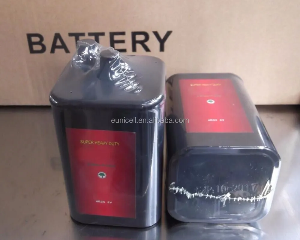 6V 4R25 Eunicell Battery 4lr25 Battery for Traffic Light