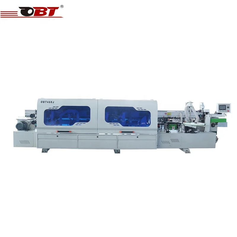 Full automatic pvc wood pre milling edge bander for furniture with corner rounding from China for sale