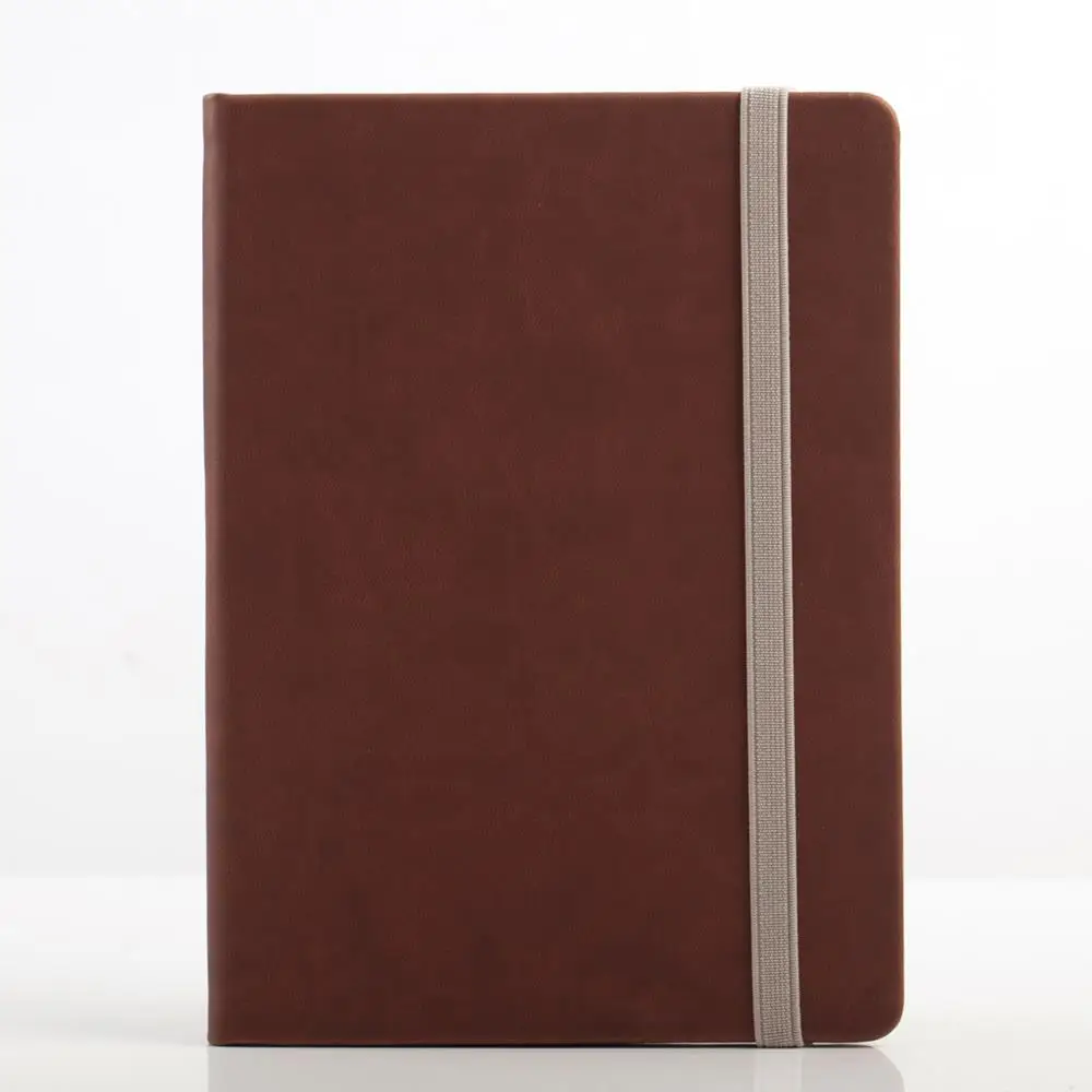 leather cover material and hardcover style paper notebook