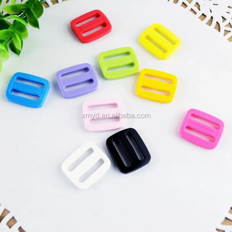 KAM 20mm Eco-friendly Adjustable Plastic Slide Buckles For Outdoor Backpack,12 Colors