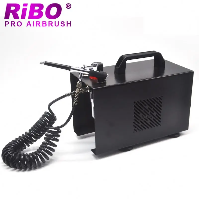 Made in china air compressors from China Airbrush Compressor Kit Large Tank for frames wall art artworks spray paint with Air Br