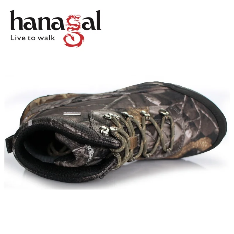 Hanagal Chinese shoe factory good quality camouflage hunting boots waterproof hunting equipment for men women
