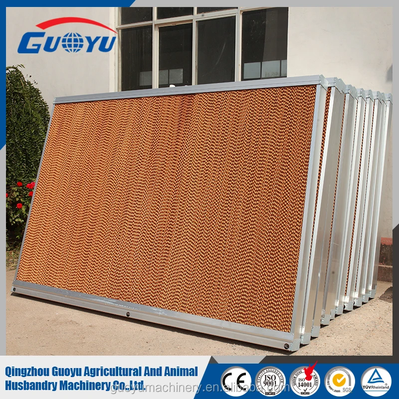 Wet Curtain Cooling System/Greenhouse Evaporative Cooling Pad/Cooling Pad