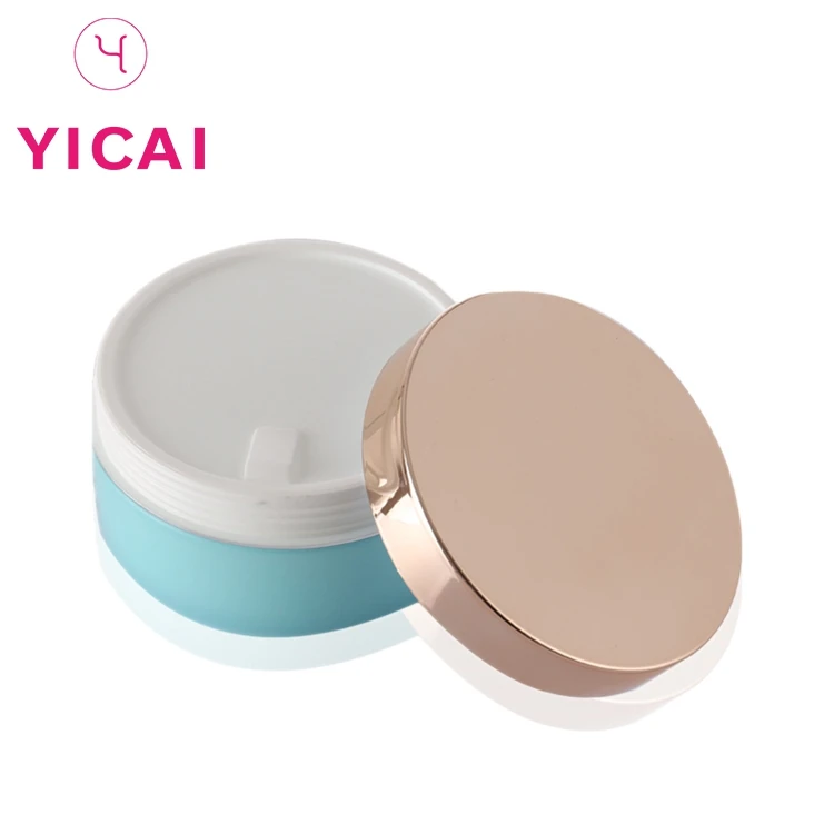 100 ml 200 ml 250 ml 300 ml 400 ml 500 ml custom cream packaging container collections cosmetic jar with rose gold lids