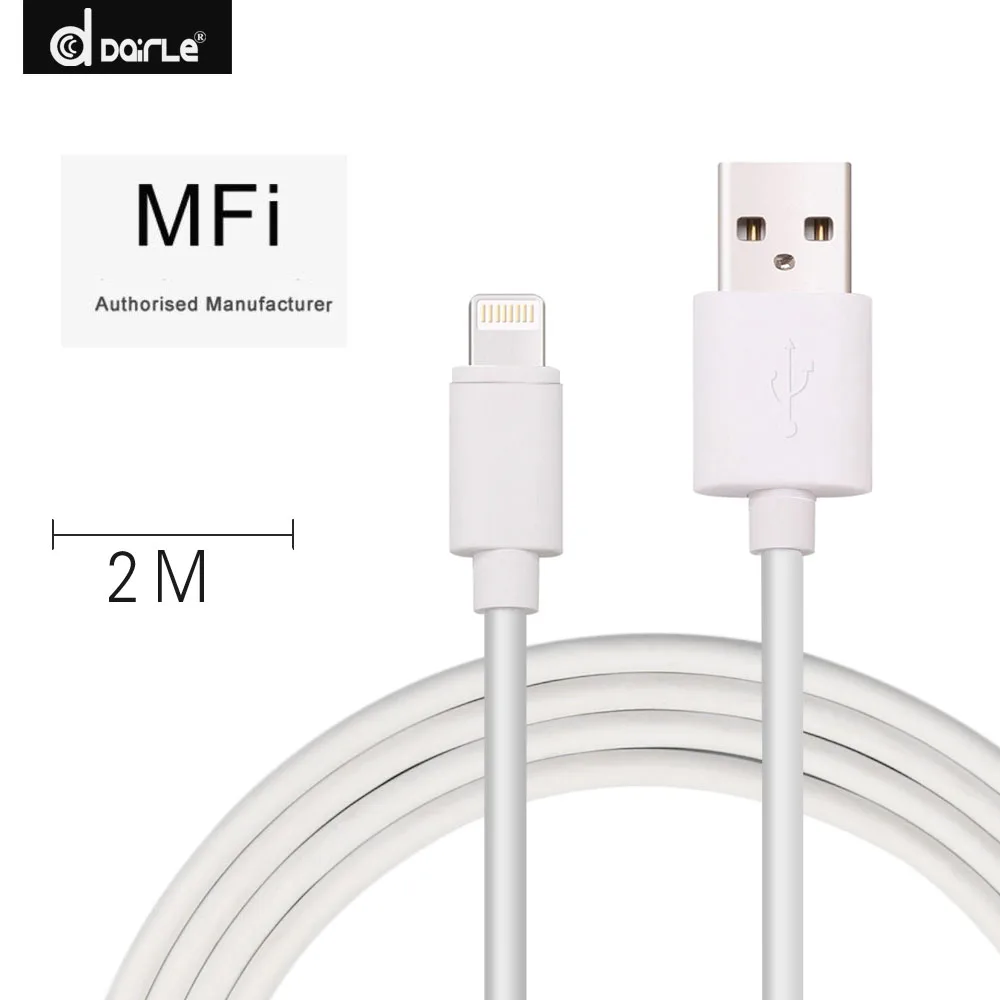 Хорошее качество 8pin мфо 2 м usb кабель, быстрая скорость передачи данных смарт зарядный кабель usb для iphone