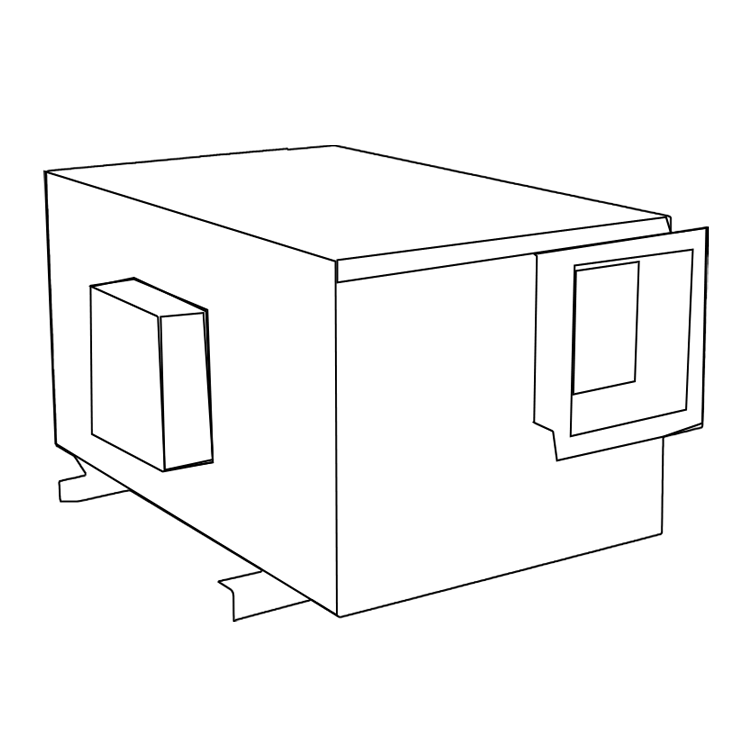 Потолочный скрытый воздухоочиститель с воздуховодом, домашний осушитель для бассейна