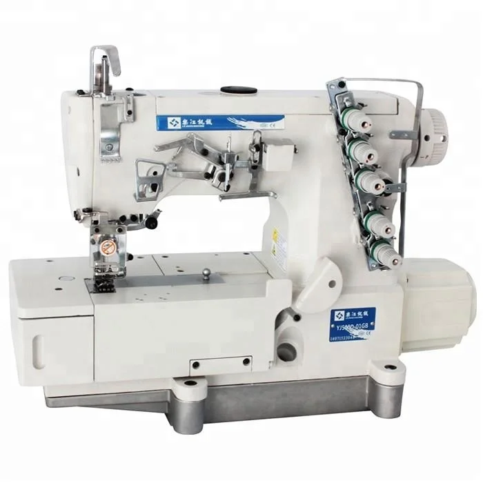 Industrial Automatic Flat Bed Interlock Sewing Machine For T-shirt