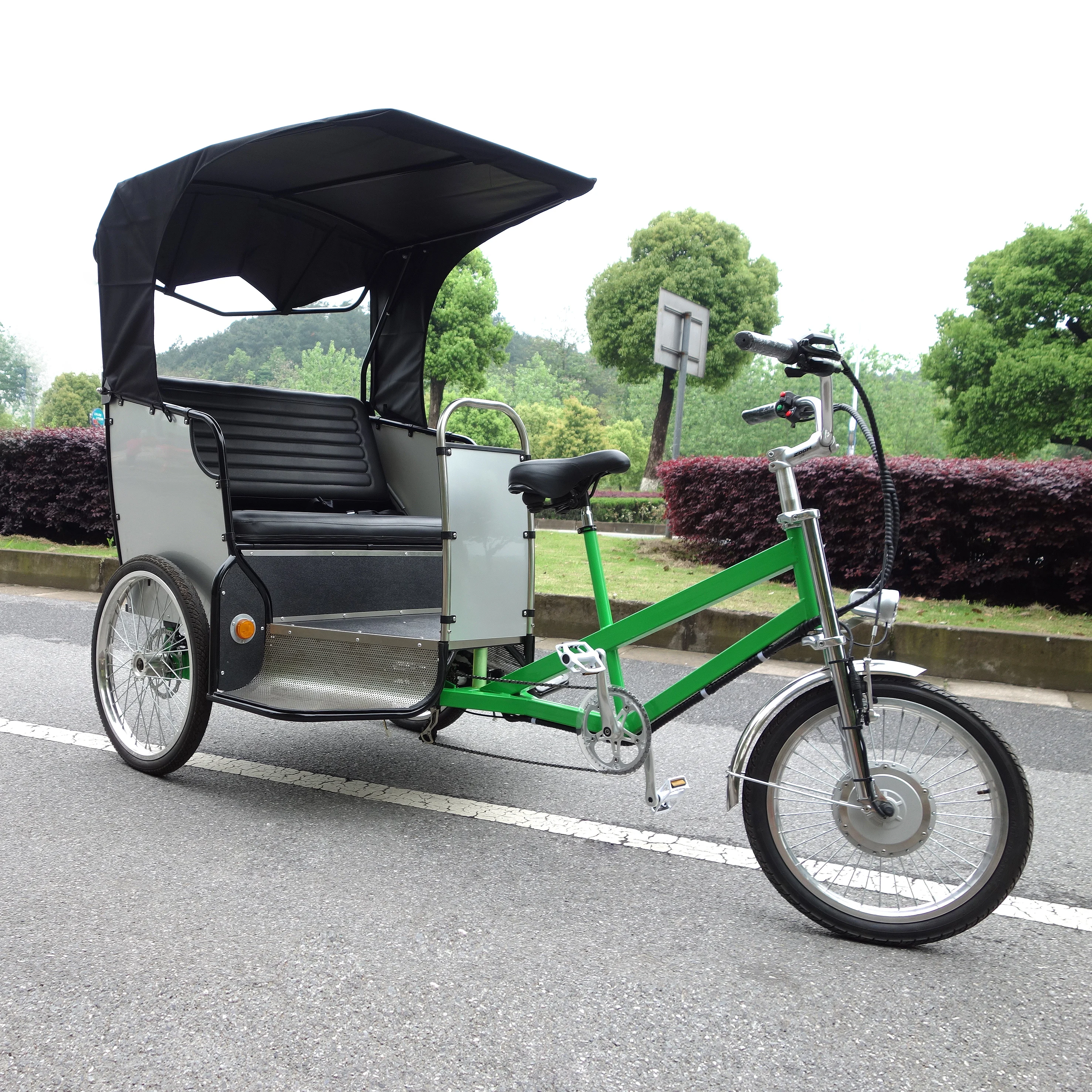 ESTER Electric Battery Operated Pedicab Rickshaw,500W Rear UNITE Motor, TEKTRO