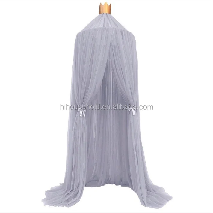 
Kids Bed Canopy Bed Curtain Round Dome Hanging Mosquito Net Curtain Moustiquaire Zanzariera For Baby Kids Playing Home Klamboe 