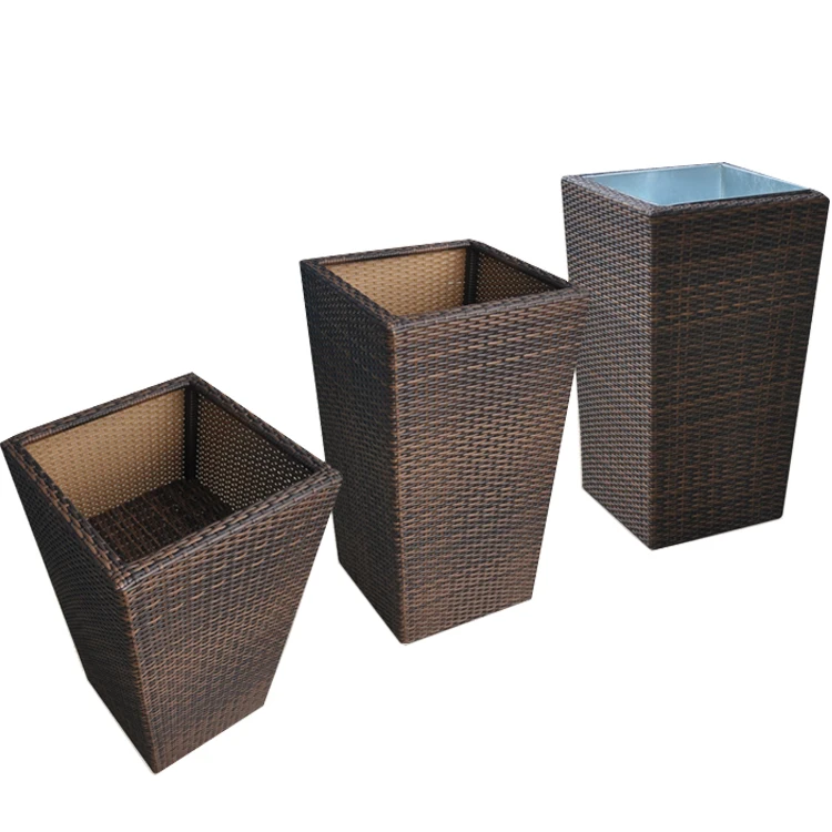 factory price plastic flower vase planters outdoor flower pots