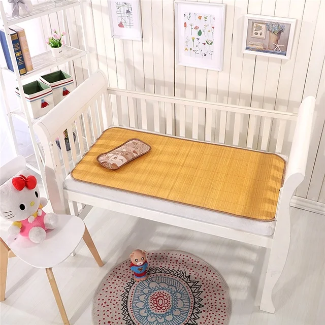 
Детский бамбуковый охлаждающий матрас, детские модные обтягивающие карбонизированные коврики для сна, Горячая Летняя ночь, детская мягкая простыня 