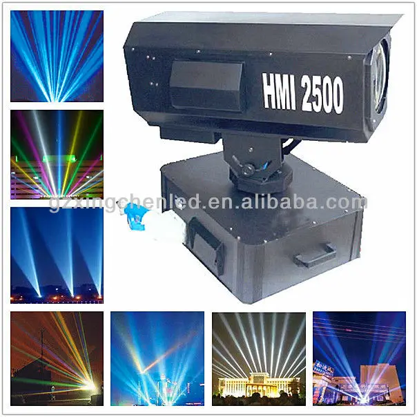 Guangzhou outdoor 2500w sky tracker search light for party concert
