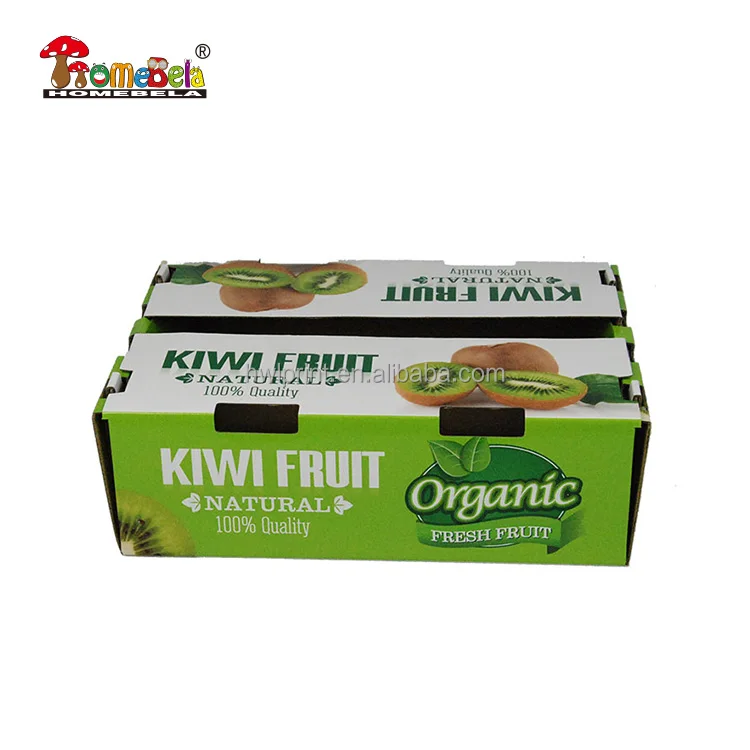 Kiwi fruit paper packaging factory diy design box