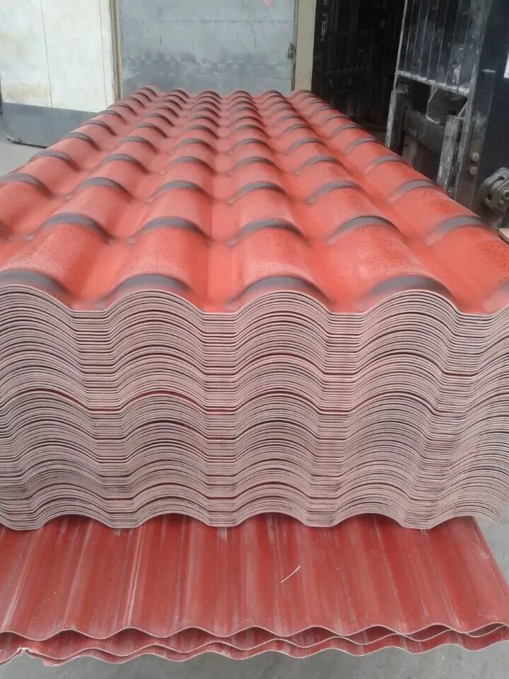 
JIELI Roma Anti UV waterproof pvc roma roof sheet tile roof colored PVC roof tile 