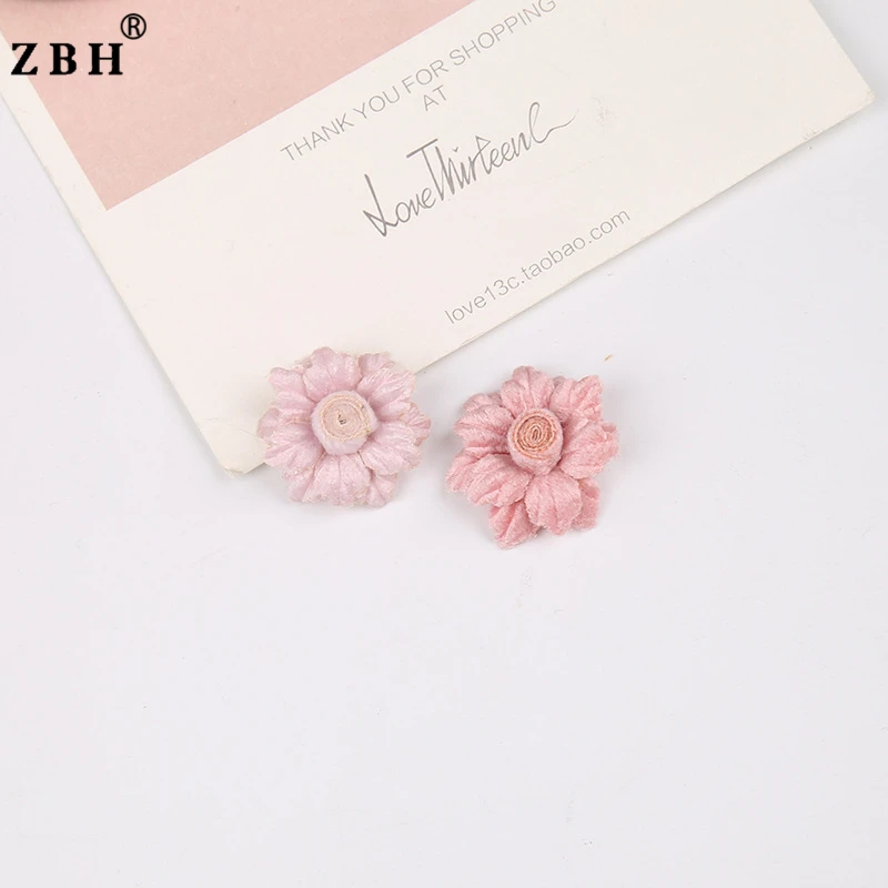 DIY Fabric Flower Shape Handmade Wool Decorative Flower