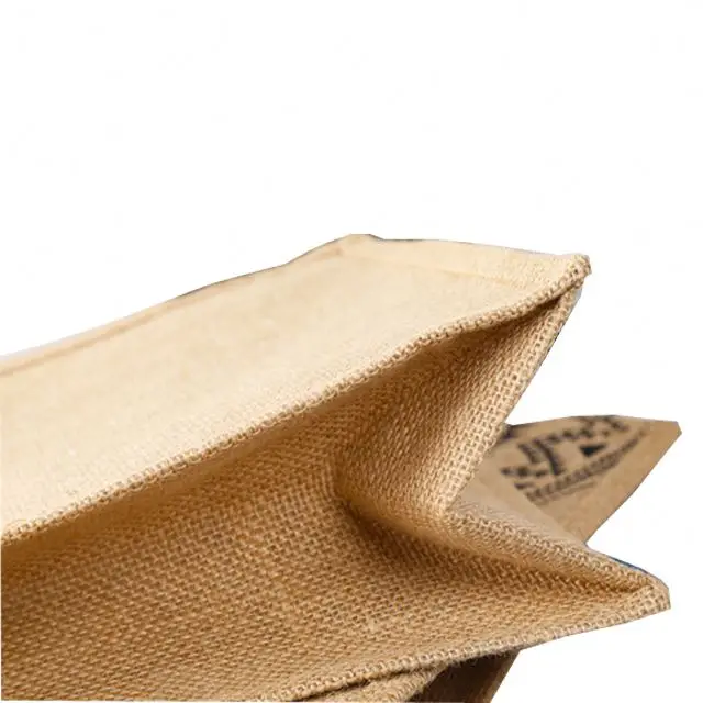 
Natural Handmade Laminated Printed Small Gift Beach Printed Waterproof Jute Ecobags 