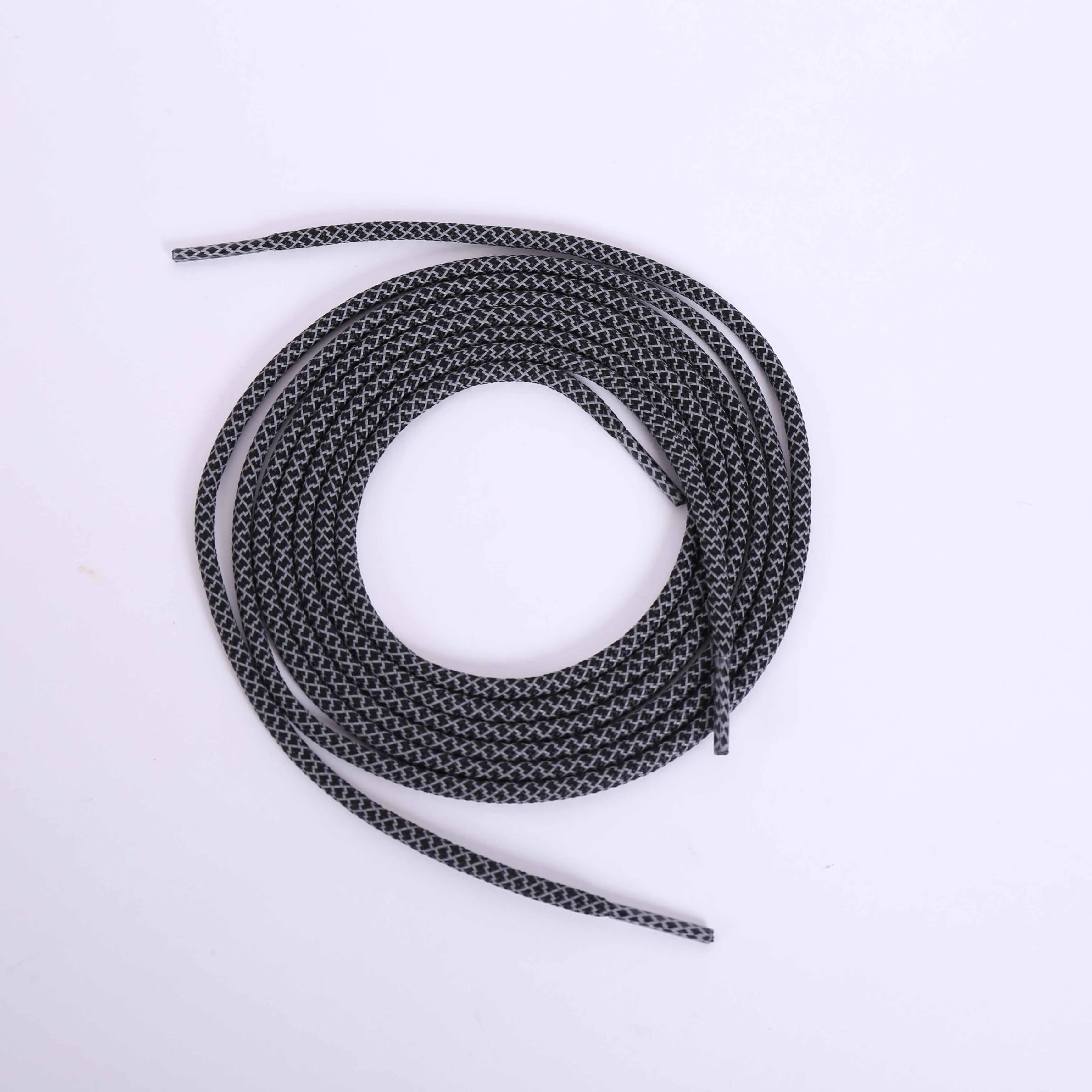 Reflective custom wholesale lead custom round shoe laces
