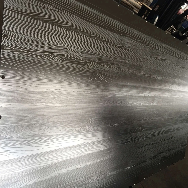 Texture press plate for laminates hpl decorative panel