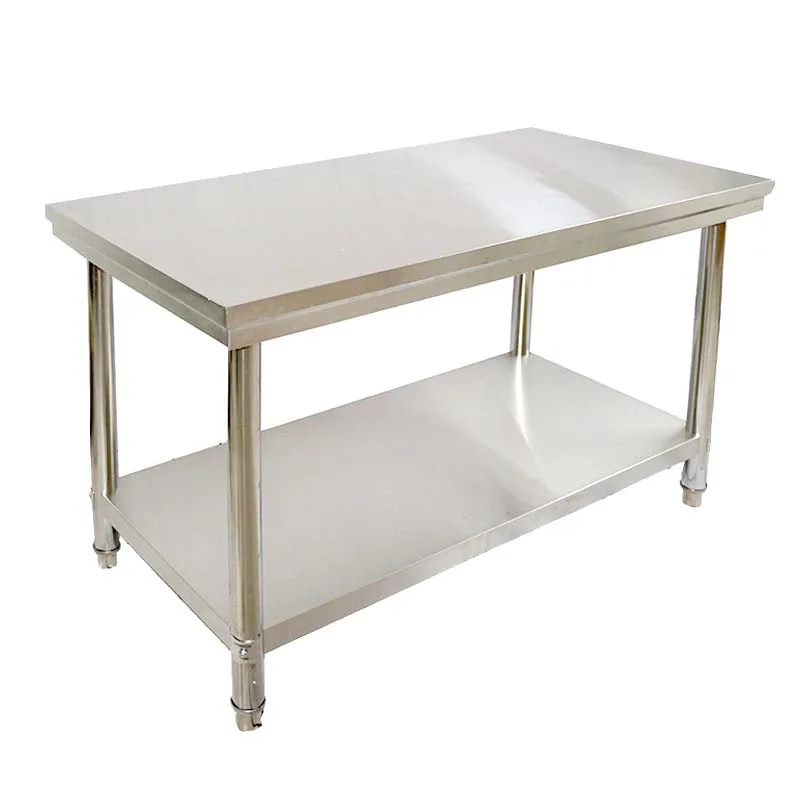 Restaurant Portable Stainless Steel Work Table with Under Shelf