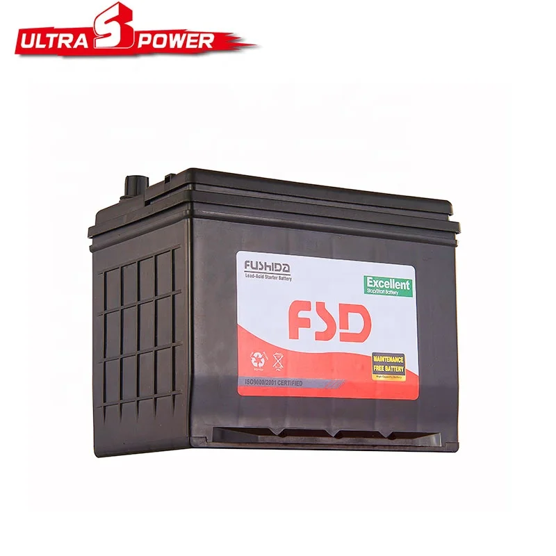 Hot sale japanese 12v70ah maintenance free car battery