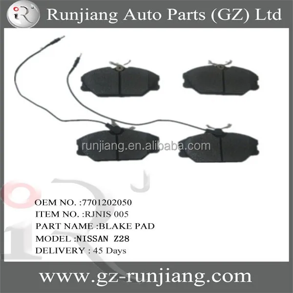 OE: 7701202050 Disc Brake Pad Set semimetal used for NISSA DIESEL Z28 /RENAULT