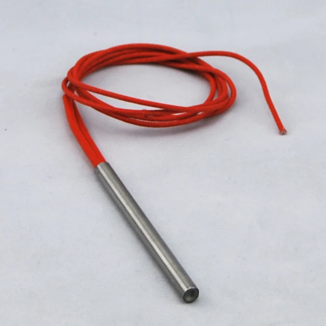 Water immersion cartridge heater probe rod