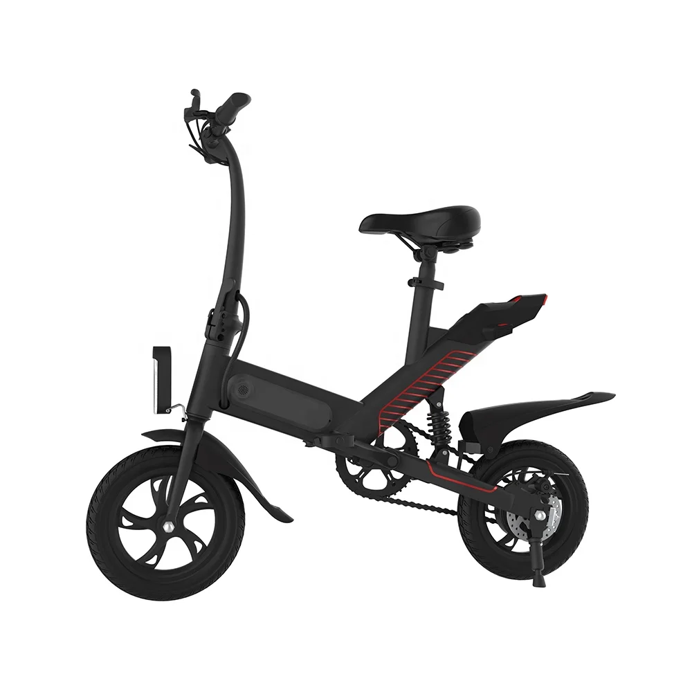 
New arrival 36v china cheapest 12 inch light small folding mini electric bike/bicycle 