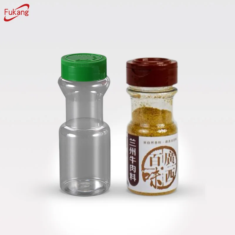 225ml spice jar wholesale empty flavor pepper plastic bottle toothpick cap