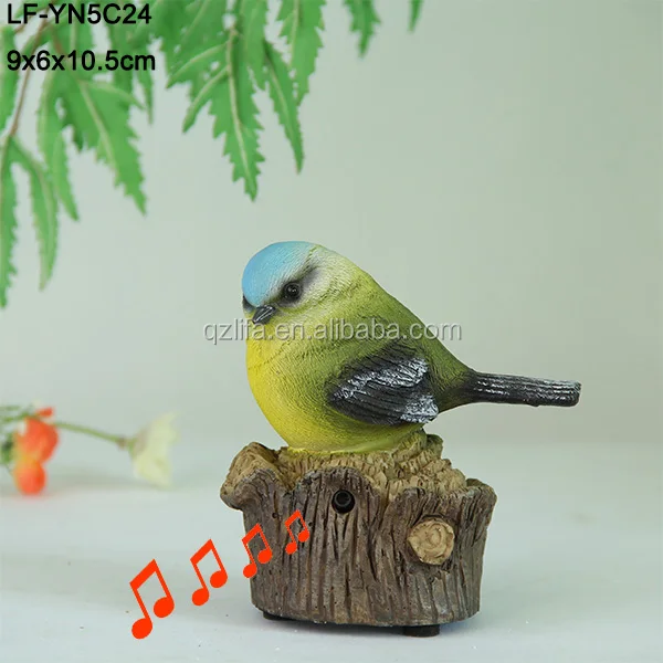 garden ornament birds decorative motion sensor resin sculpture birds from Quanzhou Lifa,polyresin crafts bird garden figures