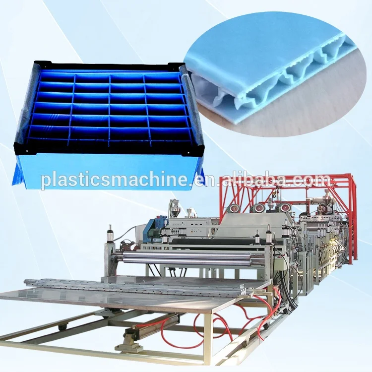 Plastic packaging board equipment for container, PP bubble sheet machine