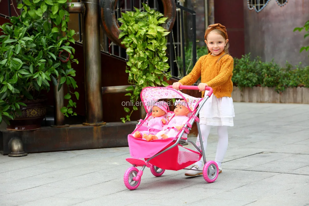 
New style twin doll stroller jogger 